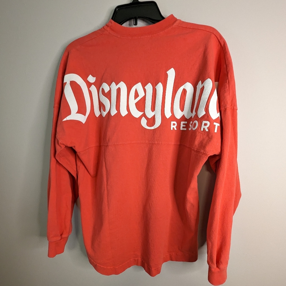 Disney Parks Disneyland Resort Puff Print Spirit Jersey Size XS Coral White EUC - Picture 2 of 9